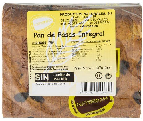 Pan pasas integral