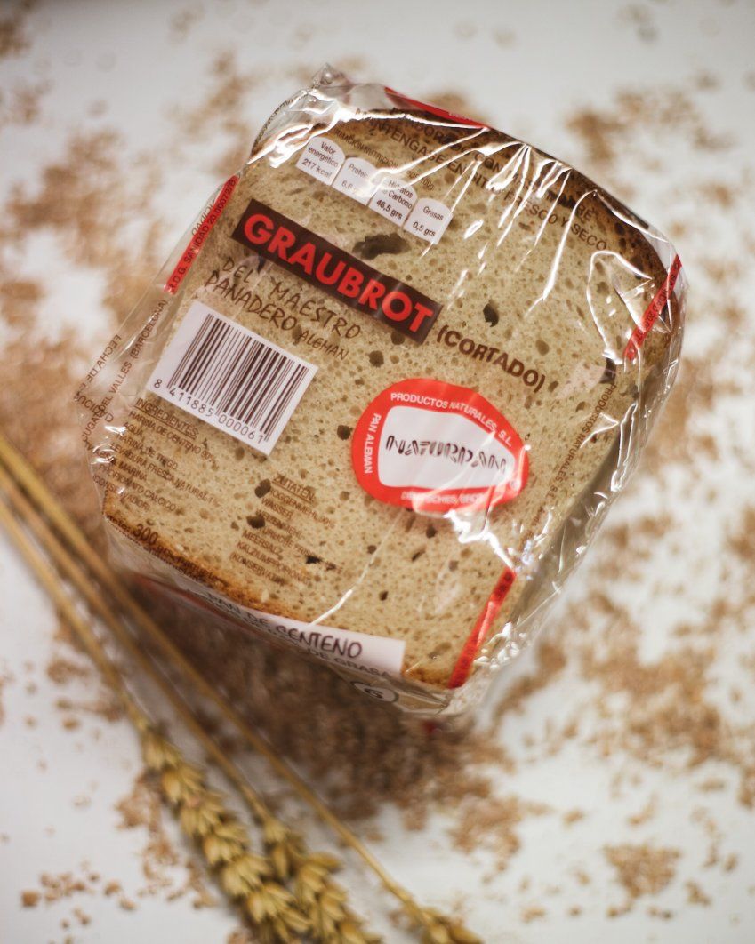 Pan Graubrot cortado