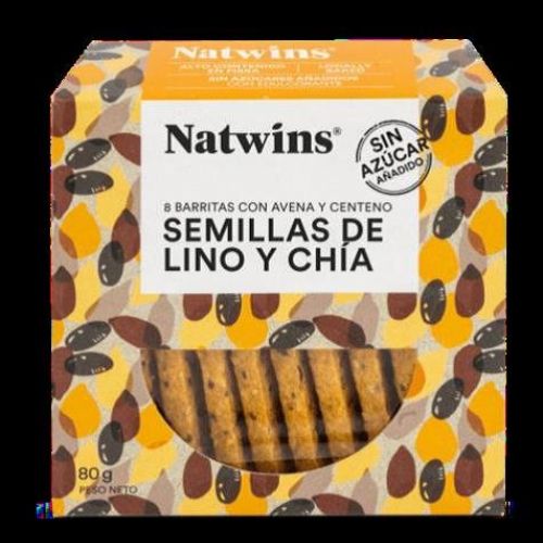 Natwins Semillas de Lino y Chia 80 g