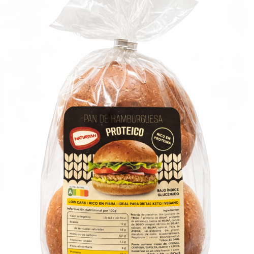2026 pan hamburguesa proteico naturpan